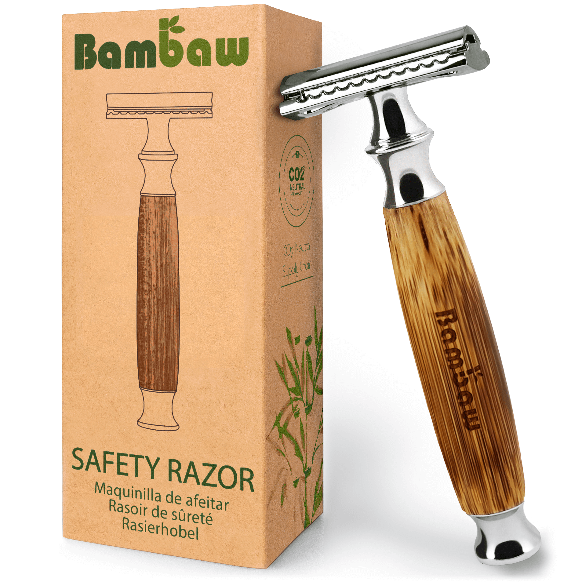 Tøm skraldespanden Bedrag ting Safety razor fra Bambaw - Køb den her for kun 199,- Kr.